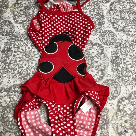 Kids Ladybug bathing suit - Picture 2 of 2